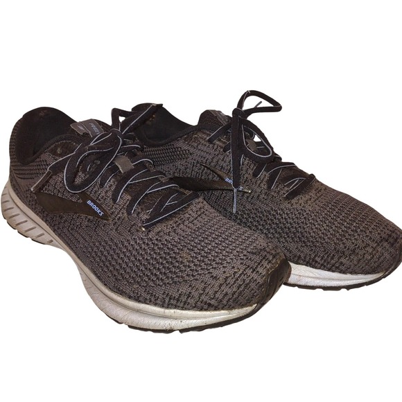Brooks Shoes - Brooks Revel 3 Womens Running Shoes Black Grey Knit 1203021B032 Size 9.5 B